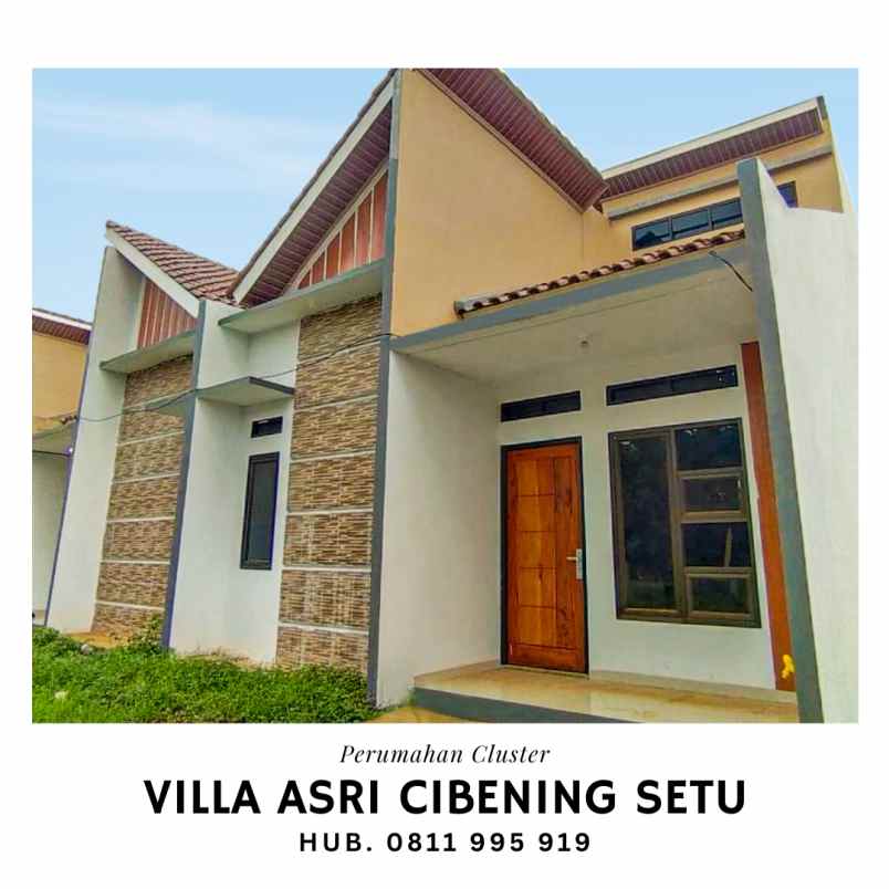 Dijual Rumah Impian Villa Asri Cibening Setu Bekasi Harga Terbaik