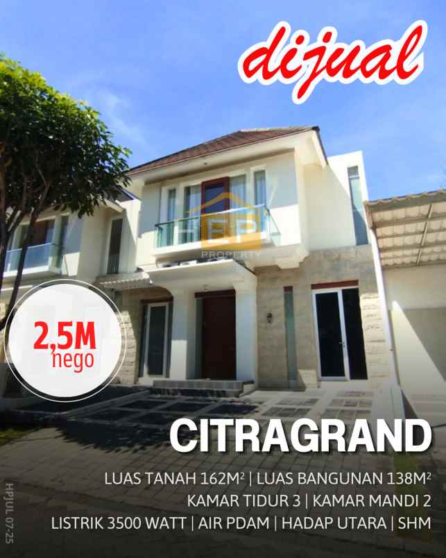 dijual rumah citragrand