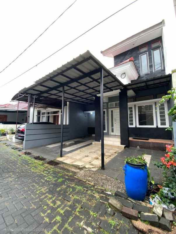 dijual rumah cluster antapani regency