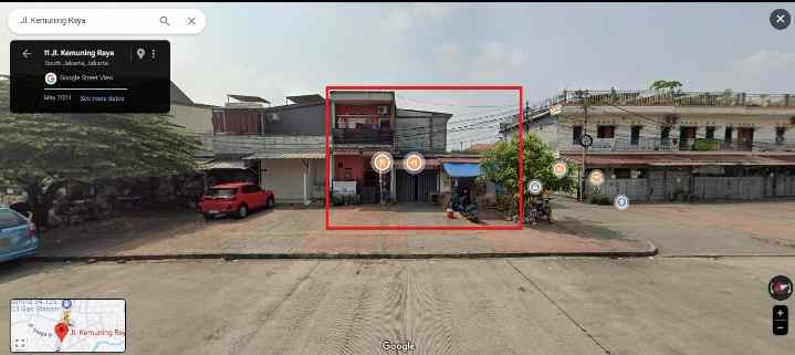 dijual rumah daerah komersil kemuning pasar minggu