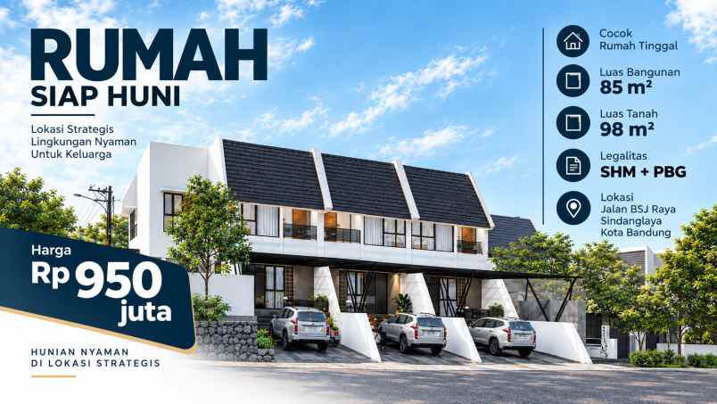 dijual rumah jalan bsj raya