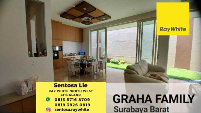 dijual rumah jalan graha famili