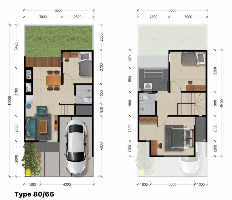 dijual rumah jalan palakali beji