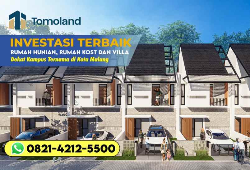 dijual rumah jl chili joyogrand blok