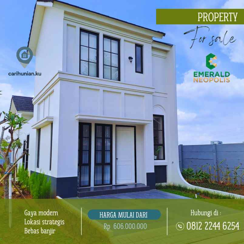 dijual rumah jl neopolis pinayungan