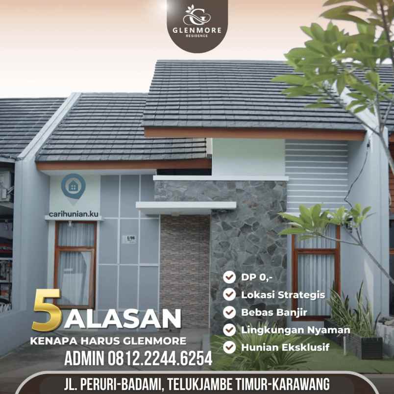 dijual rumah jl peruri badami