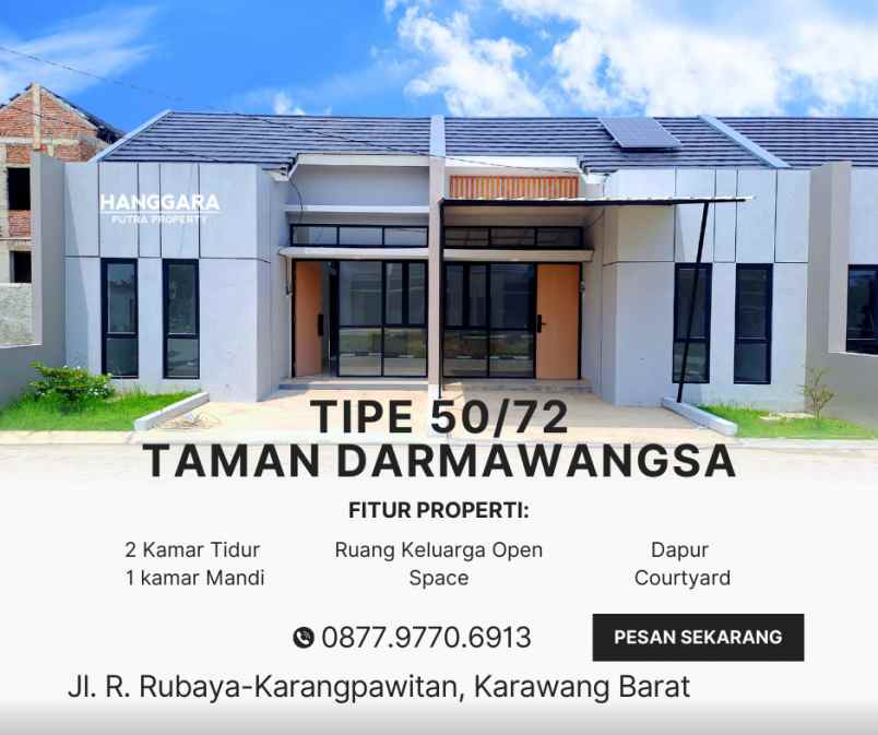 dijual rumah jl r rubaya kepuh