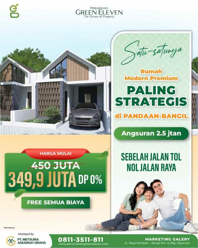 dijual rumah jl raya pandaan bangil no