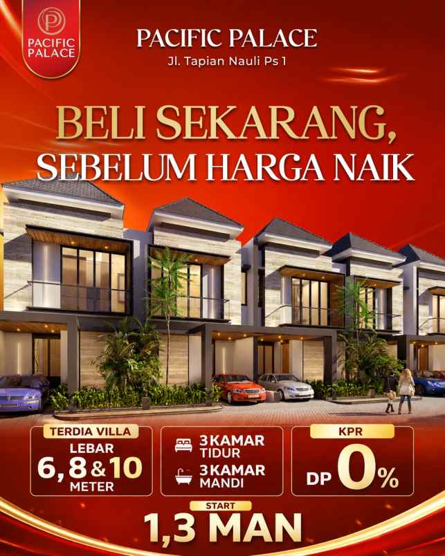 dijual rumah jl tapian nauli pasar 1