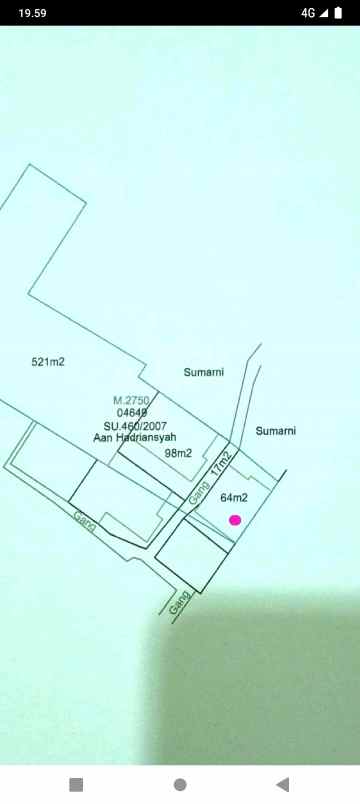 dijual rumah kampung kelapa cikokol