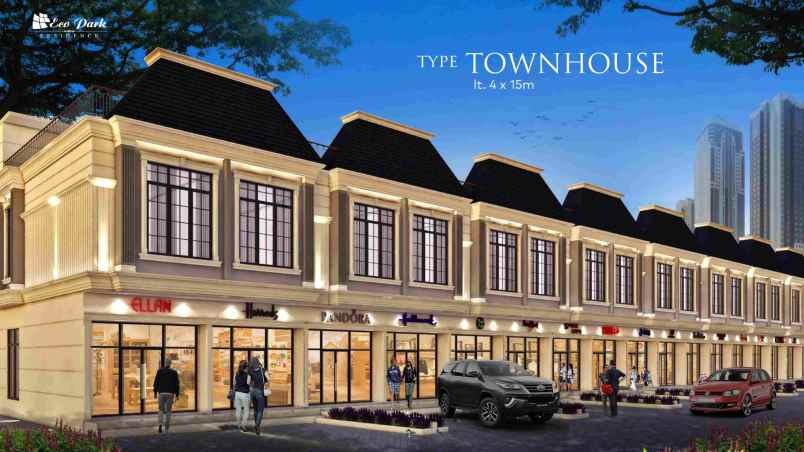 dijual rumah komplek eco park residence