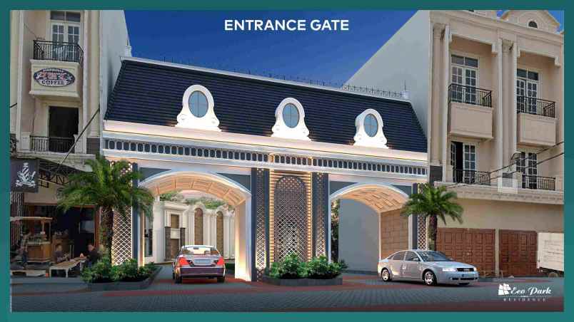 dijual rumah komplek eco park residence