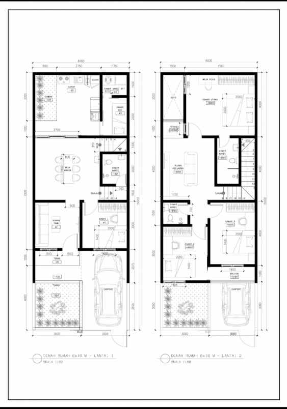 dijual rumah panjang jiwo permai selatan
