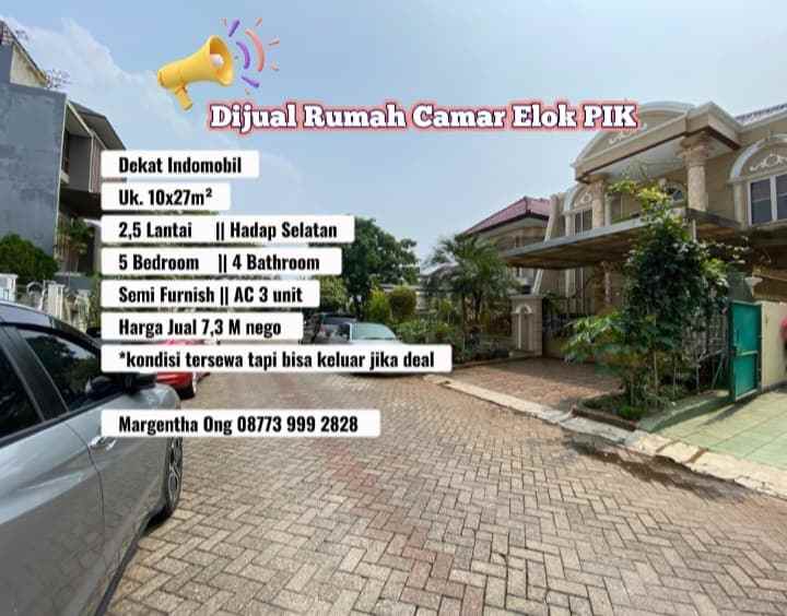 dijual rumah pantai indah kapuk jakarta