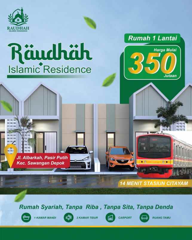 dijual rumah pasir putih depok