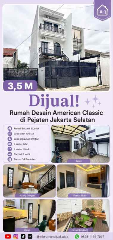 dijual rumah pejaten