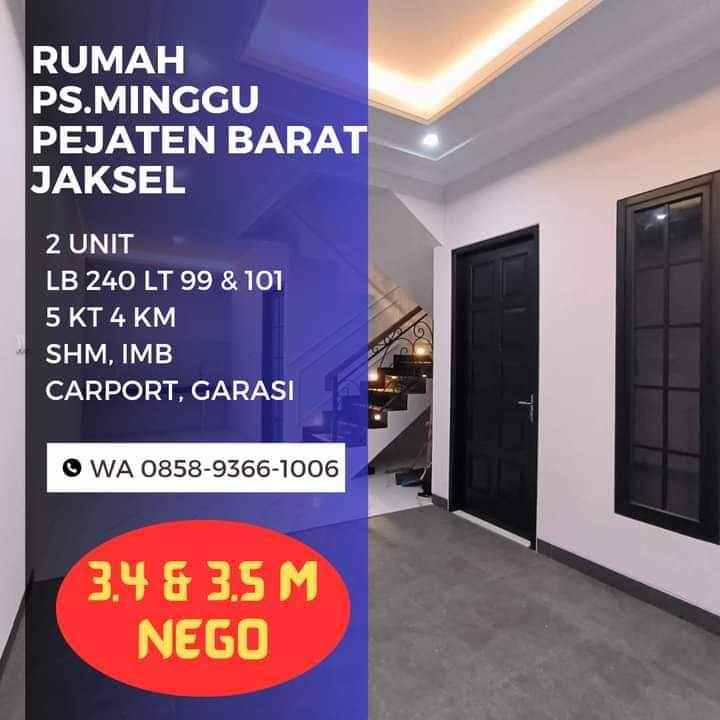 dijual rumah pejaten barat