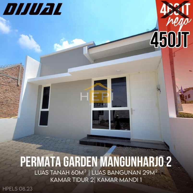 dijual rumah permata garden mangunharjo 2