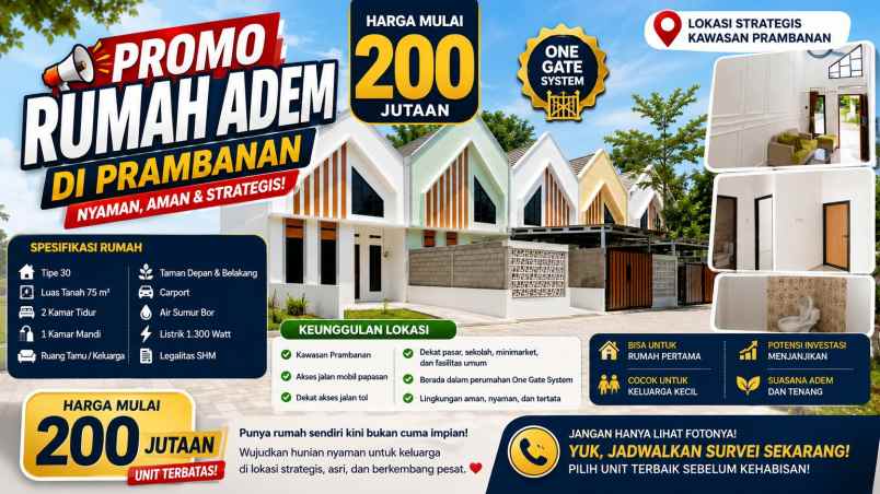 dijual rumah rumah kkr 1 utara candi