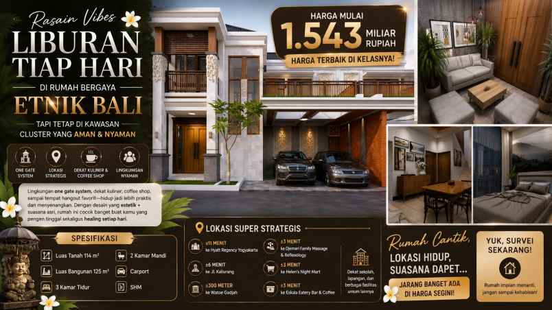 dijual rumah rumah palagan ngaklik sleman