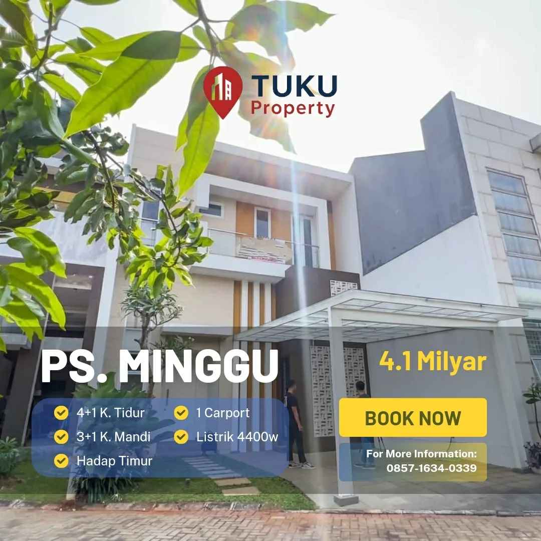 dijual rumah siap huni pasar minggu jakarta selatan