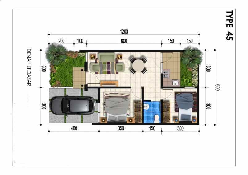 dijual rumah soekarno hatta kodya