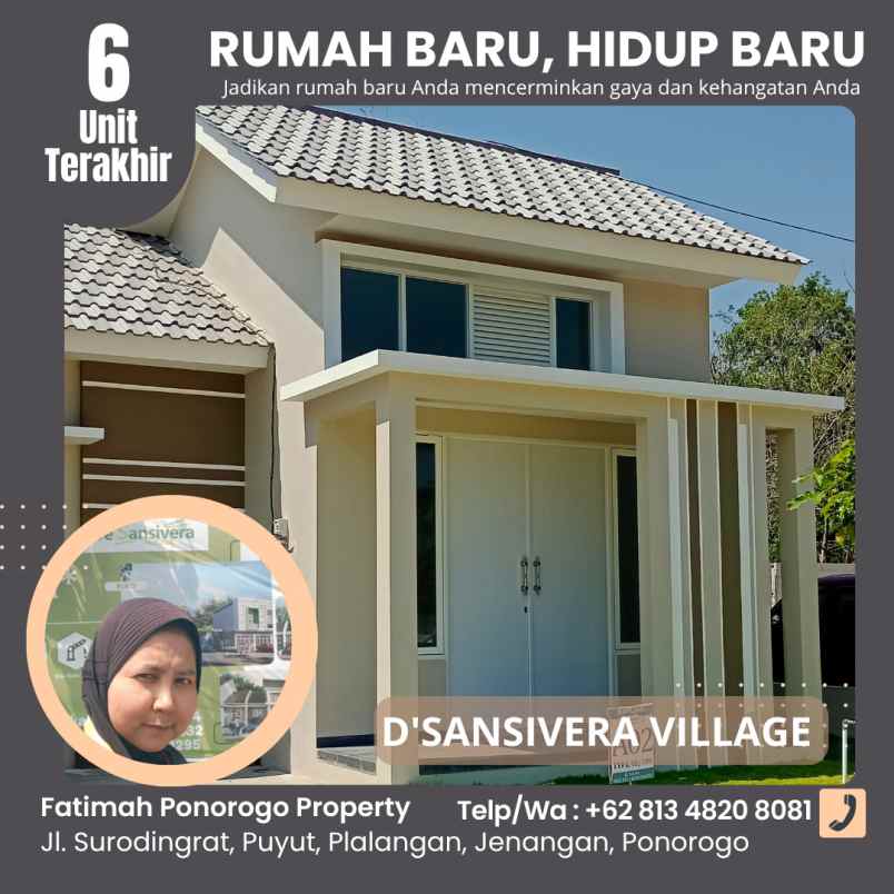 dijual rumah surodingrat puyut