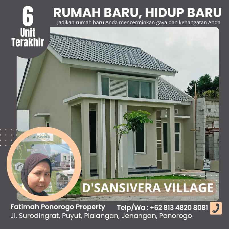 dijual rumah surodingrat puyut