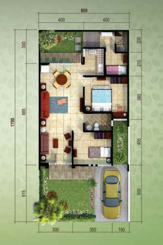 dijual rumah suvarna sutera cluster fedora