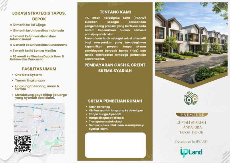 dijual rumah tapos