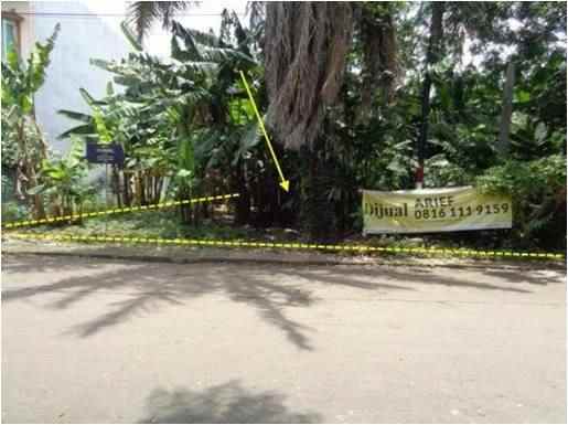dijual tanah jl gunung salak no c a kav