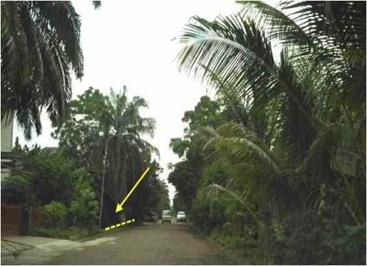 dijual tanah jl gunung salak no c a kav