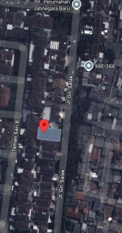 dijual tanah jl gunung salak no c a kav