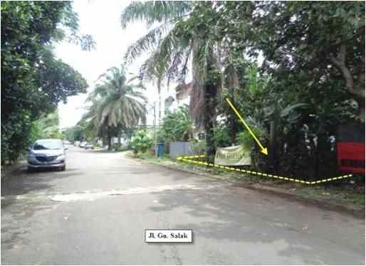 dijual tanah jl gunung salak no c a kav