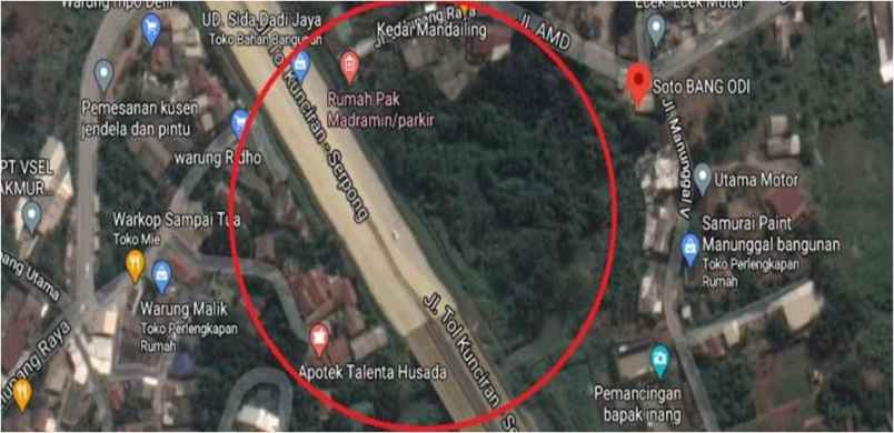 dijual tanah jl jelupang kel jelupang