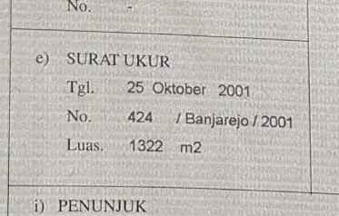 dijual tanah kedungrejo