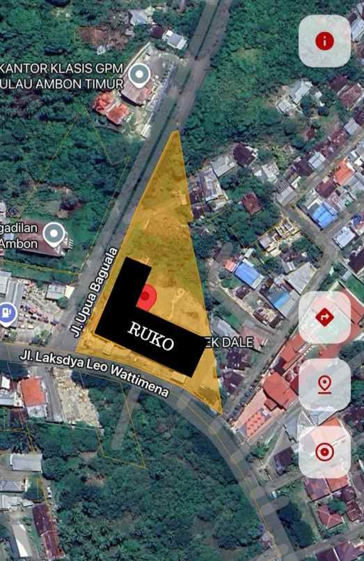 dijual tanah komp ruko mega mas passo