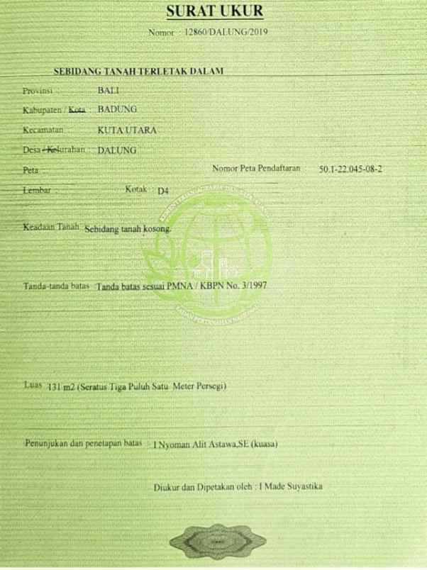dijual tanah komp srikandi cemp