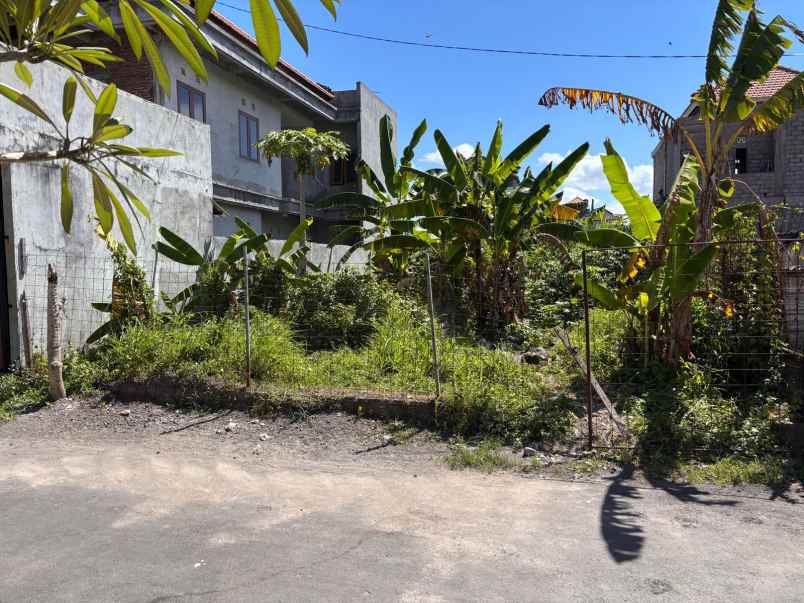dijual tanah lokasi jalan bakung sari kesiman