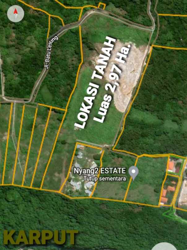 dijual tanah nyang nyang beac pecatu