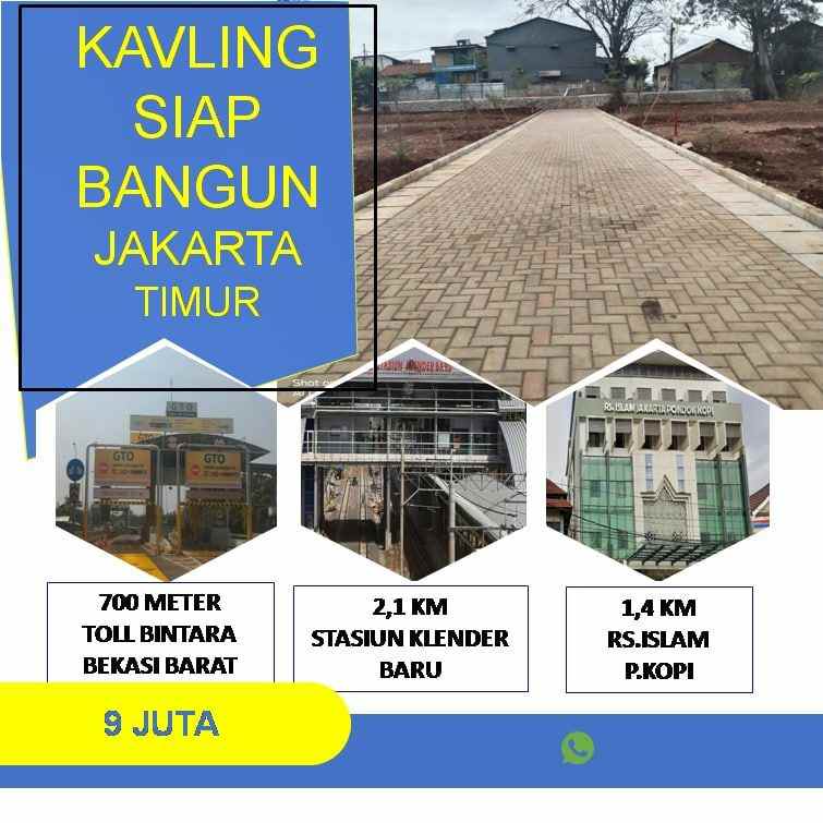 dijual tanah pondok kopi