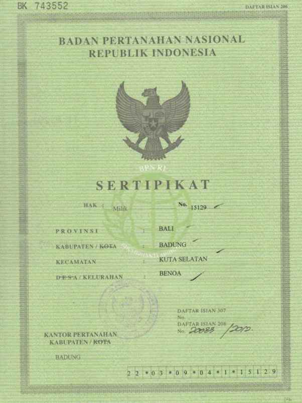 dijual tanah raya kampial