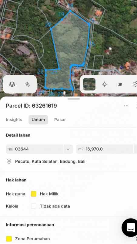 dijual tanah raya uluwatu