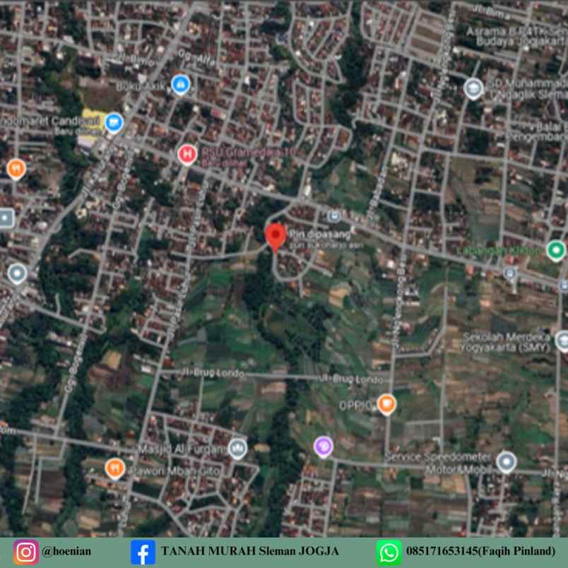 dijual tanah sukoharjo