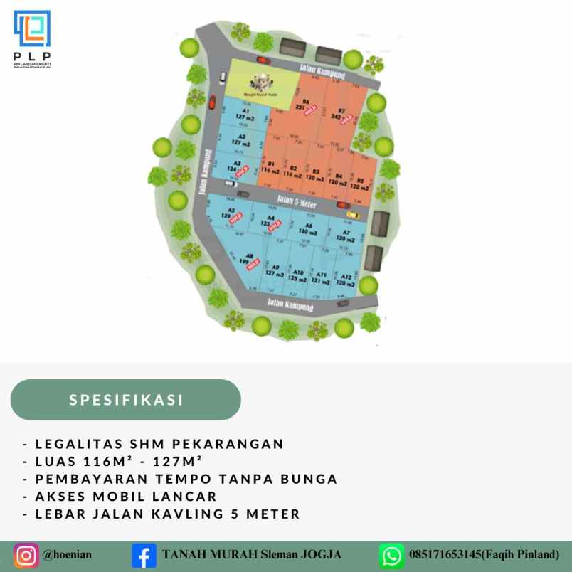 dijual tanah sukoharjo