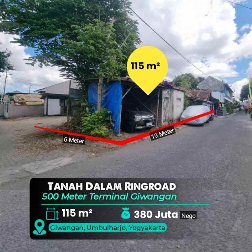 dijual tanah umbulharjo