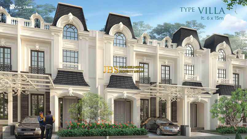 dijual villa komplek eco park residence