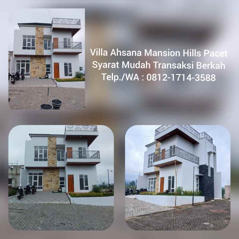 dijual villa pacet mojokerto