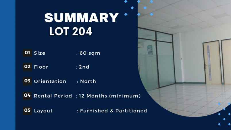 disewakan ruko gudang kantor blok m