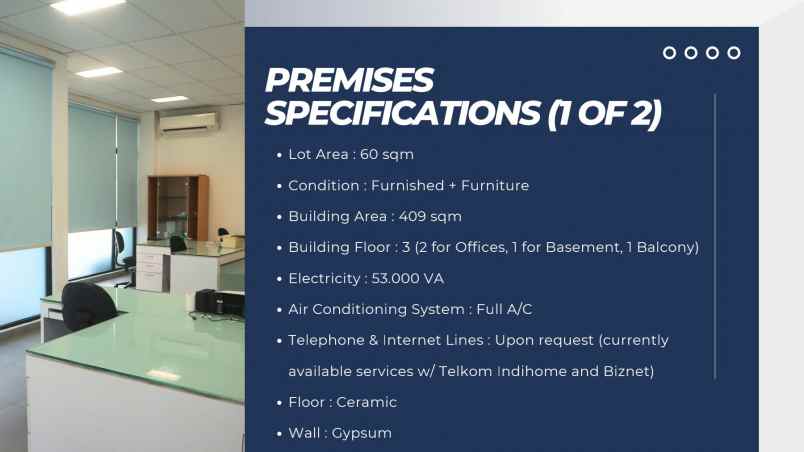 disewakan ruko gudang kantor blok m